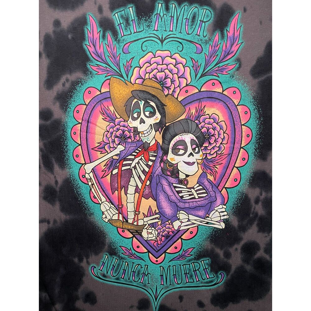 Coco El Amor Migel & Emelda T-Shirt Black Tie Die Size - XS
